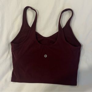 LULULEMON ALIGN TANK IN MAROON